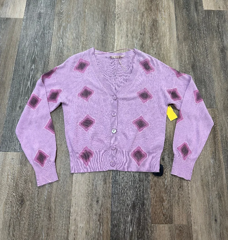 Sweater By Esqualo In Purple, Size: M