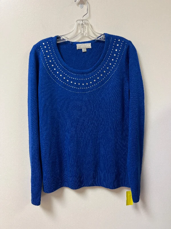 Sweater By Carolyn Taylor In Blue, Size: L