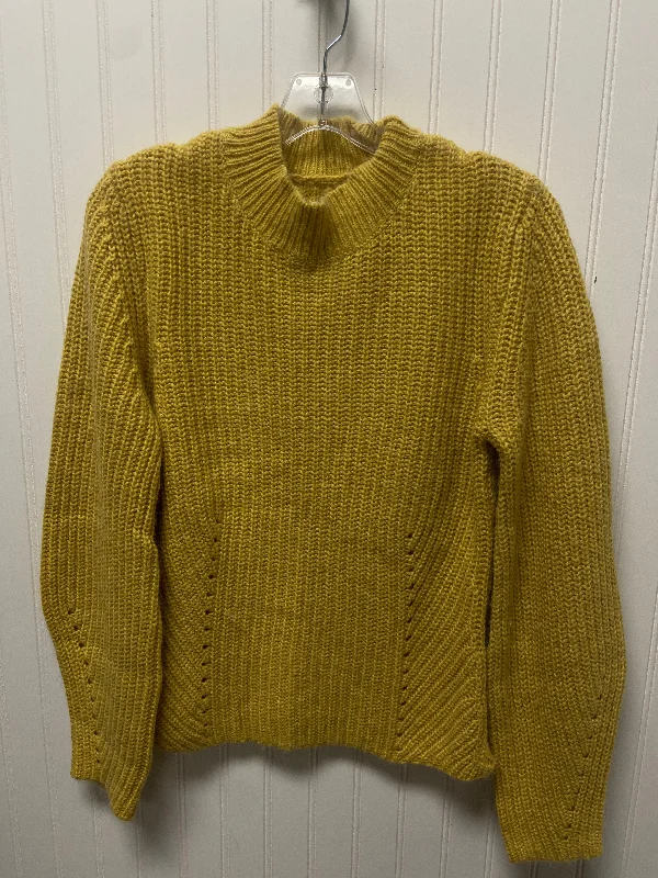 Sweater By Rebecca Taylor In Yellow, Size: L