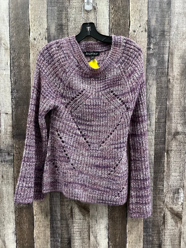 Sweater By Derek Heart In Purple, Size: S