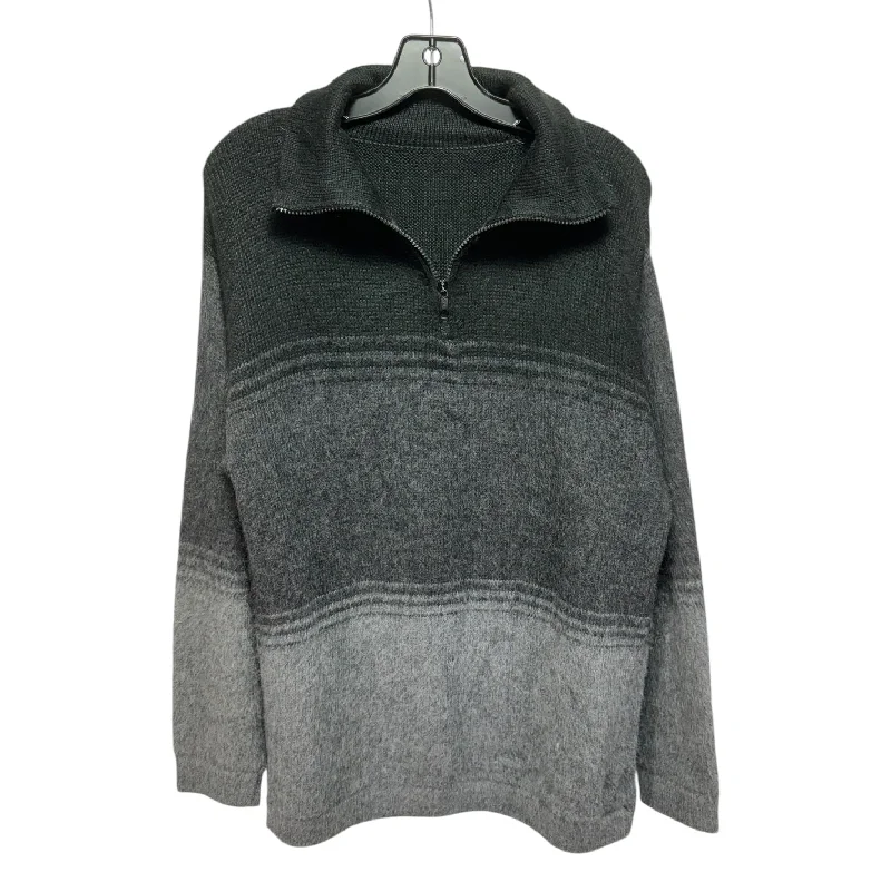 Quarter Zip Sweater Unbranded In Ombre Print, Size: M