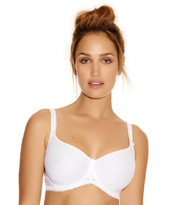 Fantasie Rebecca Moulded Spacer with Embroidery Underwired Bra - White