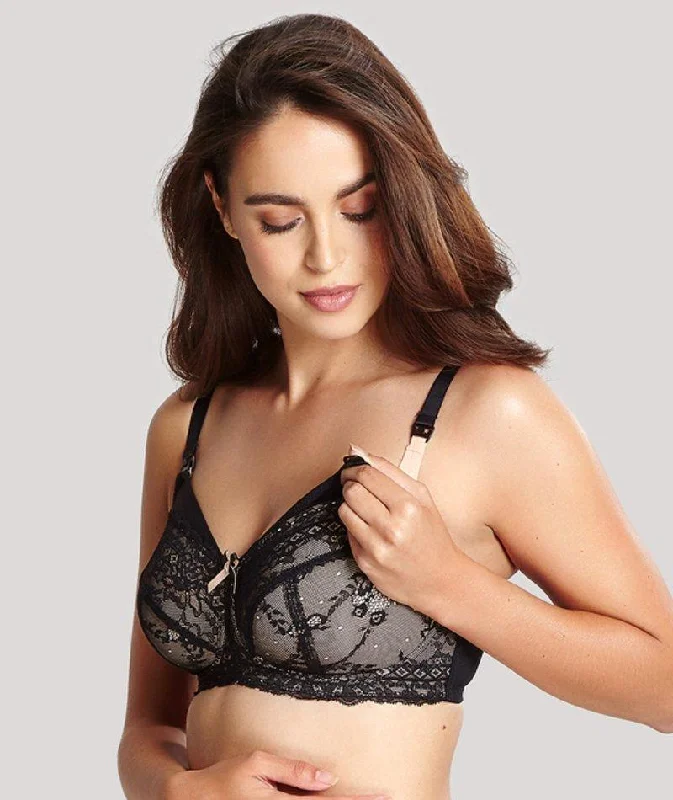 Panache Sophie Wire-free Nursing Bra - Black