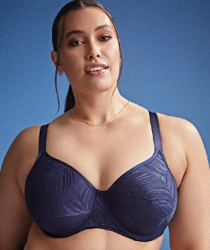 Sculptresse Illuminate Non Padded Full Cup T-Shirt Bra - French Navy