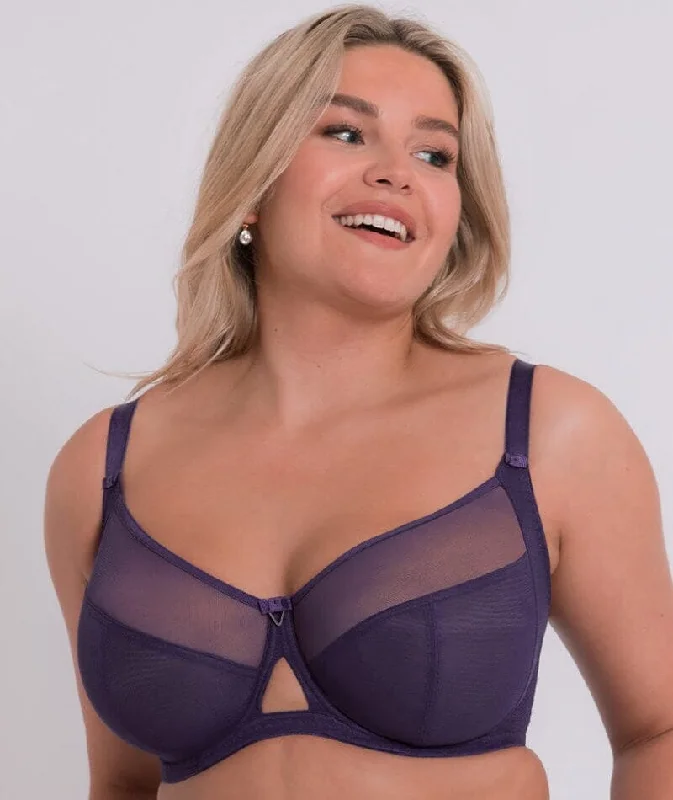 Curvy Kate Victory Balcony Bra  - Deep Purple