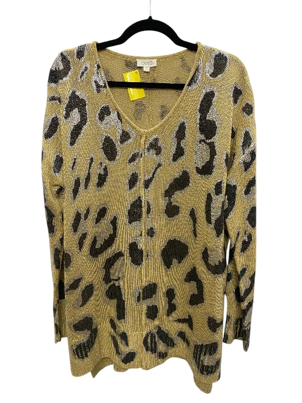 Sweater By Oddi In Animal Print, Size: M