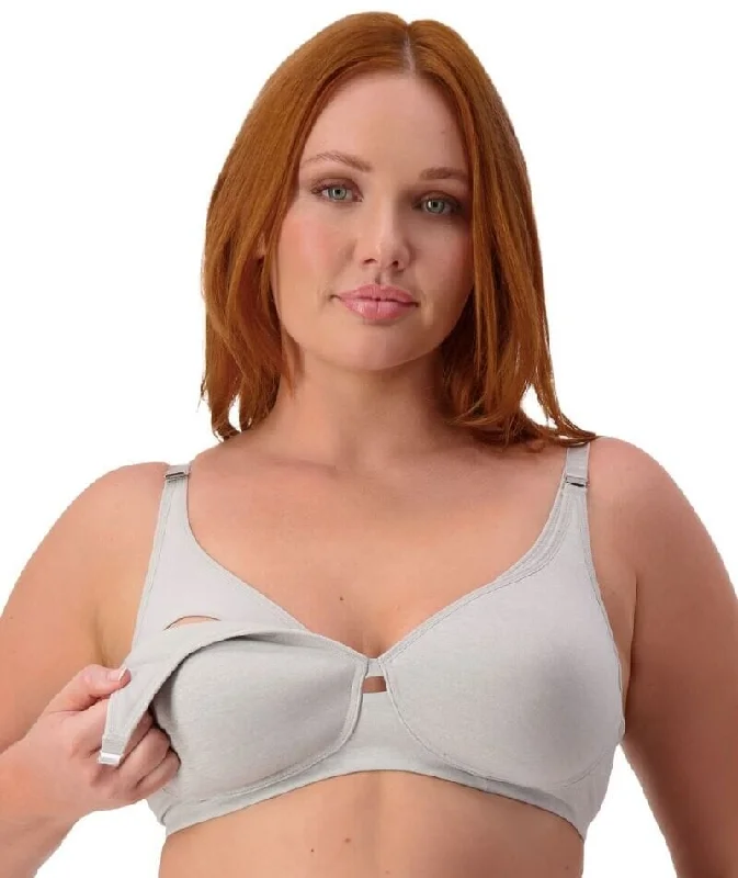 Triumph Gorgeous Maternity Padded Wire-free Bra - Grey