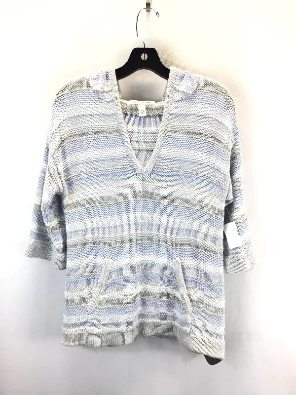 Sweater By Clothes Mentor In Blue & Grey, Size: S