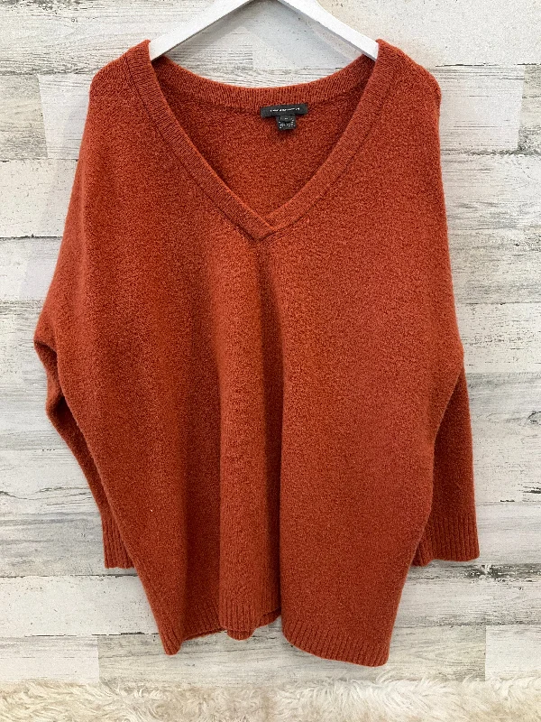 Sweater By French Connection In Orange, Size: 2x