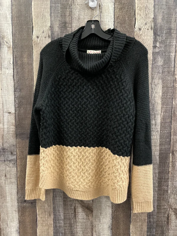 Sweater By Its Our Time In Black & Brown, Size: L