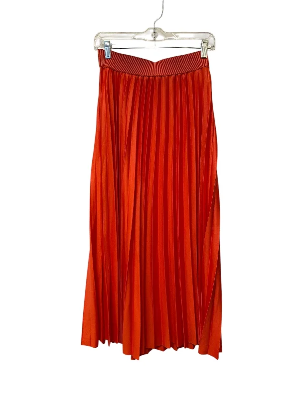 Skirt Maxi By Clothes Mentor In Orange, Size: L