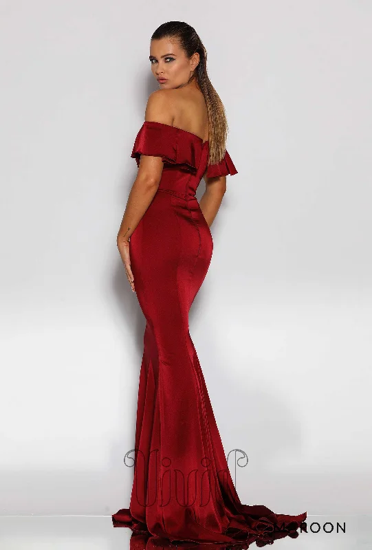 Paula Gown Sample Maroon