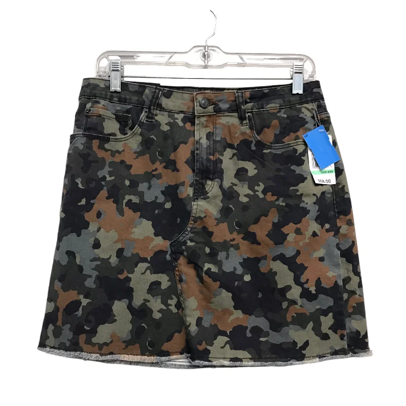 Skirt Mini & Short By Kensie In Camouflage Print, Size:8