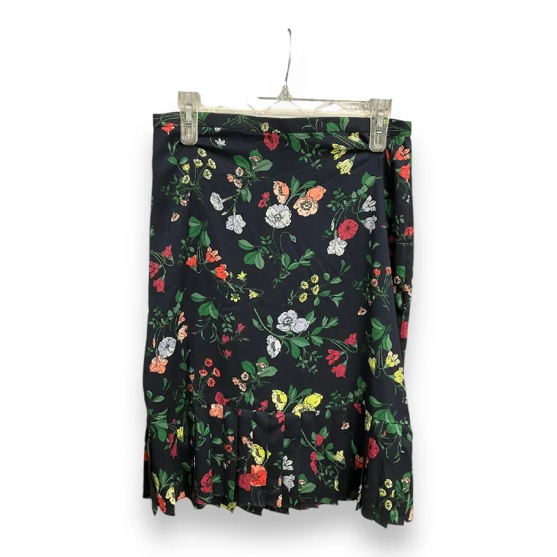 Skirt Midi By Ann Taylor In Floral Print, Size: 6