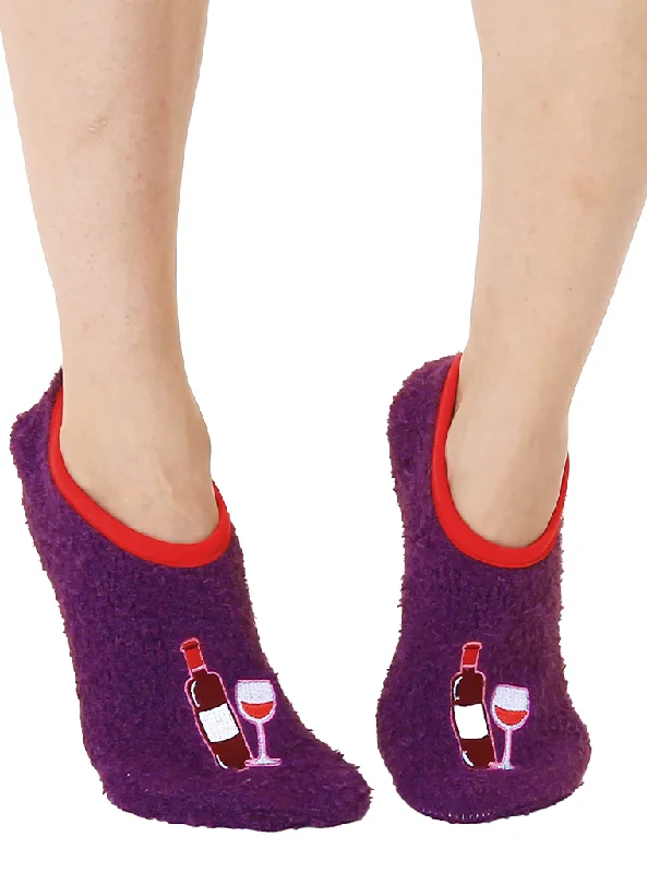 ZZNA-12/24_Fuzzy Wine Slippers