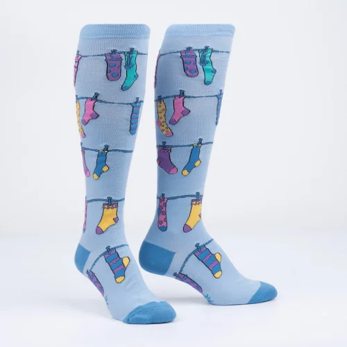 Women's Socks on Socks Knee High