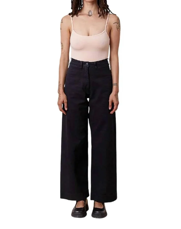 Sailor Pant In Faded Black