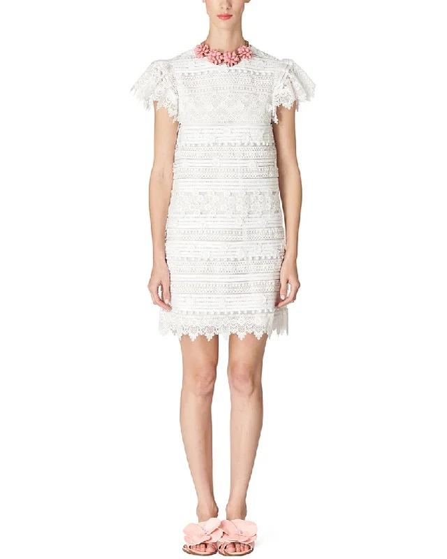 Carolina Herrera Shift Mini Dress