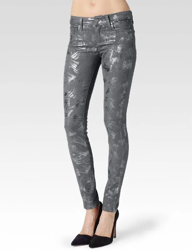 Surrealism Verdugo Ultra Skinny Mid Rise Jeans In Gray