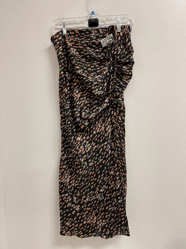 Skirt Maxi By Clothes Mentor In Animal Print, Size: L