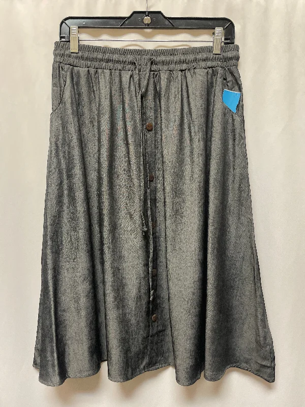 Skirt Midi By Lularoe In Grey, Size: Xs