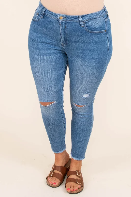 Bring It On Jeans, Medium Wash