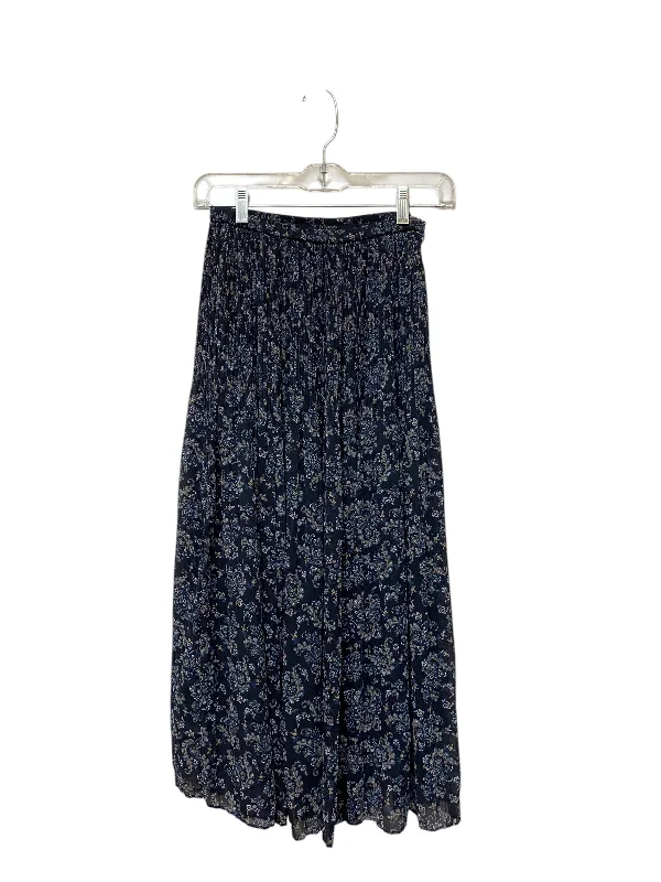 Skirt Maxi By Uniqlo In Blue, Size: S