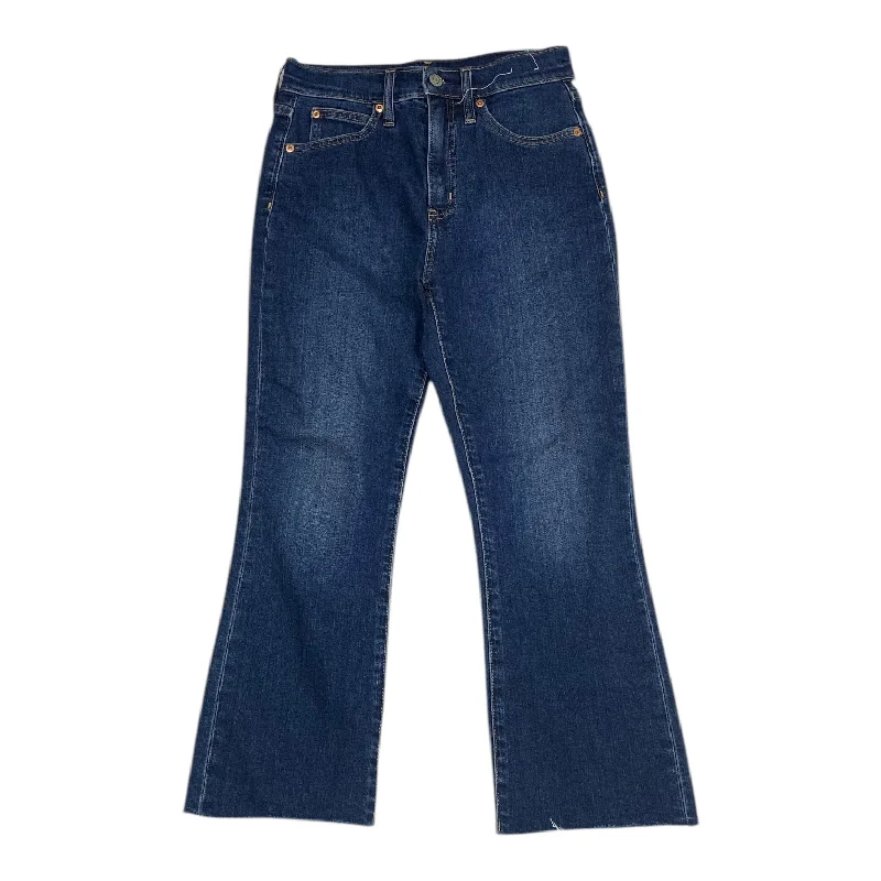 Jeans Straight By Gap In Blue Denim, Size: 2