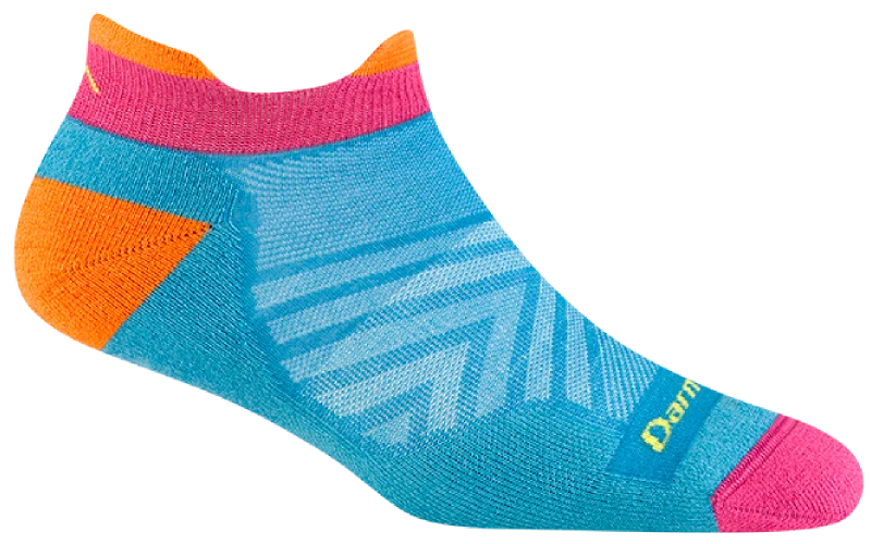 Women's No Show Tab Run Ultra-Lightweight Running Socks (Ocean)