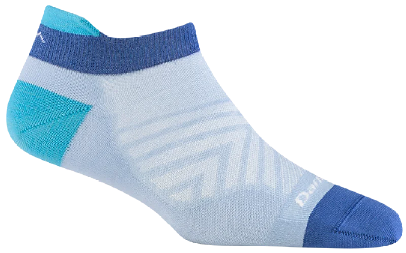 Women's No Show Tab Run Ultra-Lightweight Running Socks (Sky)