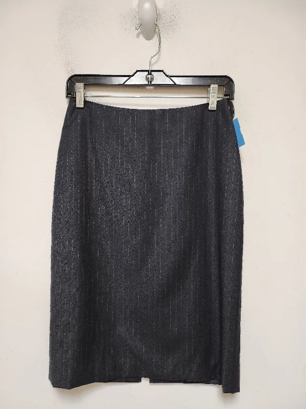 Skirt Luxury Designer By Giorgio Armani In Black & Blue, Size: 4