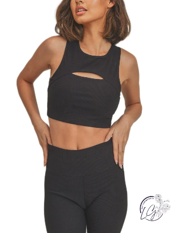 Chic Cutout Sports Bra