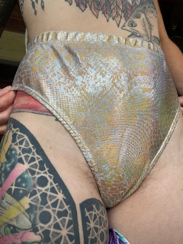 Gold Metallic FRW Sm Bikini Bottoms