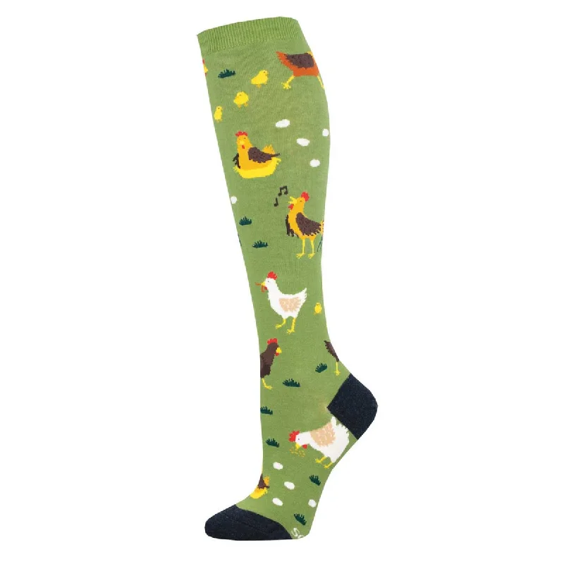 ZZNB-10/24_Women's Chicken Ranch Knee High (Green)