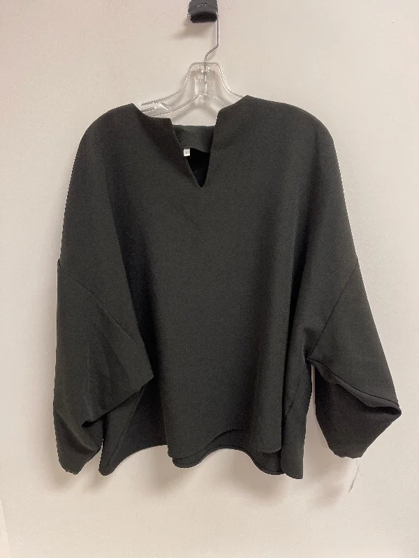 Top Long Sleeve By Clothes Mentor In Black, Size: L