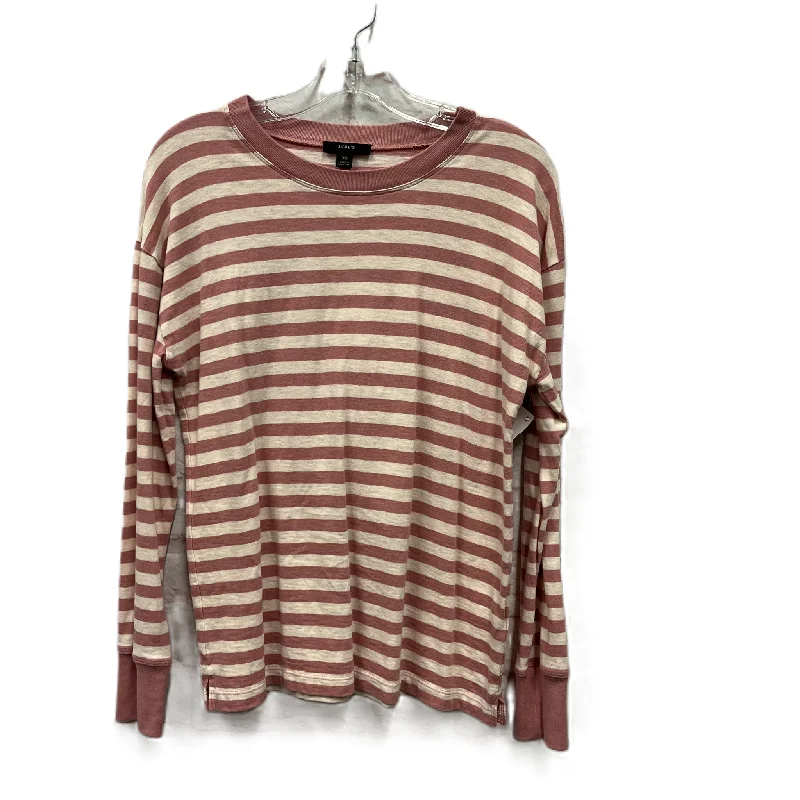 Top Long Sleeve By J. Crew In Pink, Size: Xs