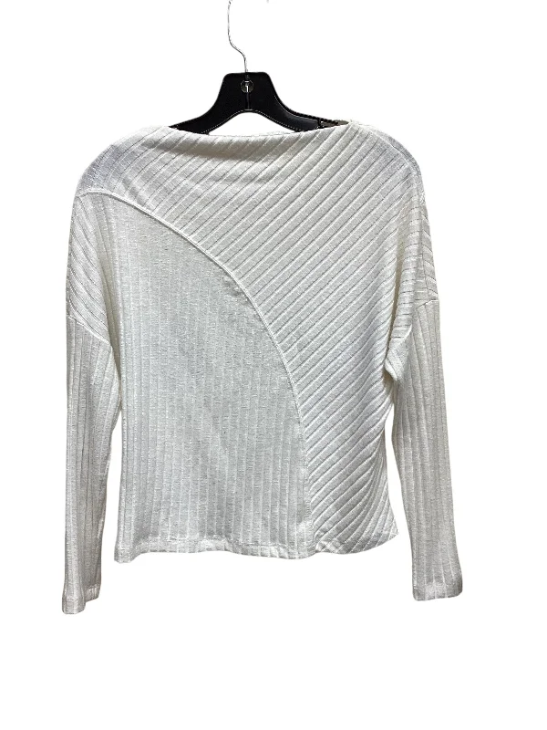 Top Long Sleeve By Michael Stars In Ivory, Size: Xs