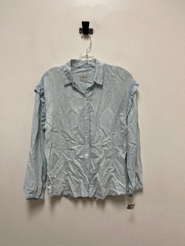 Top Long Sleeve By Rails In Blue, Size: S