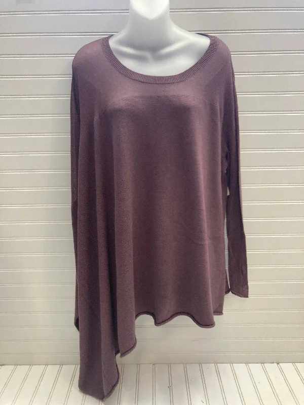 Top Long Sleeve By Stella Carakasi In Purple, Size: S