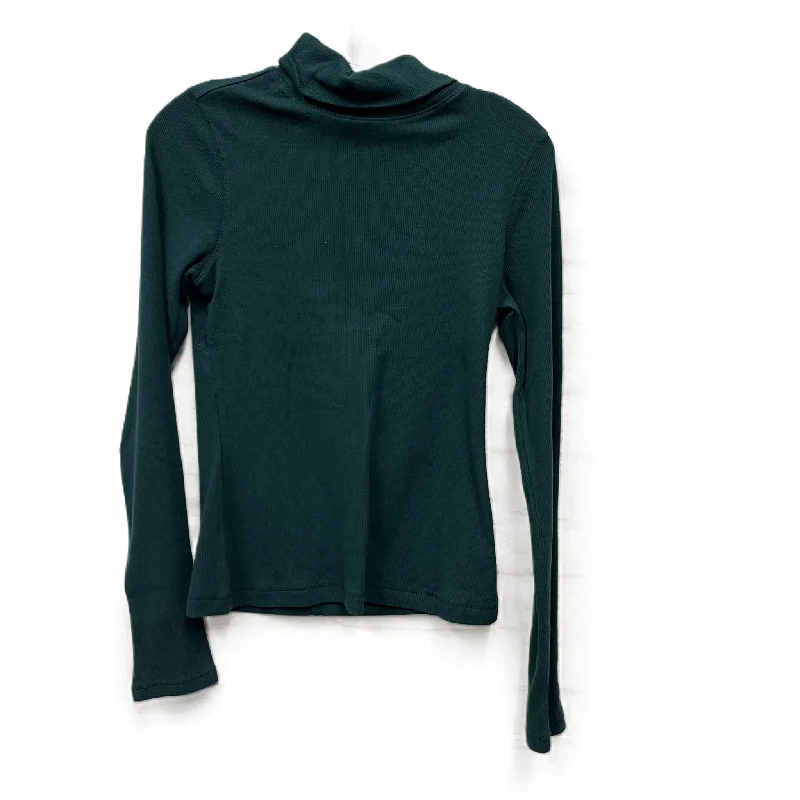 Top Long Sleeve By upwest In Green, Size: M